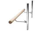 Ballet Barre, Free Standing Frame, WITH Adjustable Single or Double-Solid Wood Barres - Dazzled-distributors
