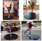 dot2dance AUTHENTIC Marley Portable Dance Floor Multi-Use with Gym Mat Back, 4 Sizes, 2 Colors - Dazzled-distributors