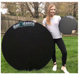 dot2dance AUTHENTIC Marley Portable Dance Floor Multi-Use with Gym Mat Back, 4 Sizes, 2 Colors