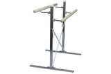 Ballet Barre, Free Standing Frame, WITH Adjustable Single or Double-Solid Wood Barres - Dazzled-distributors